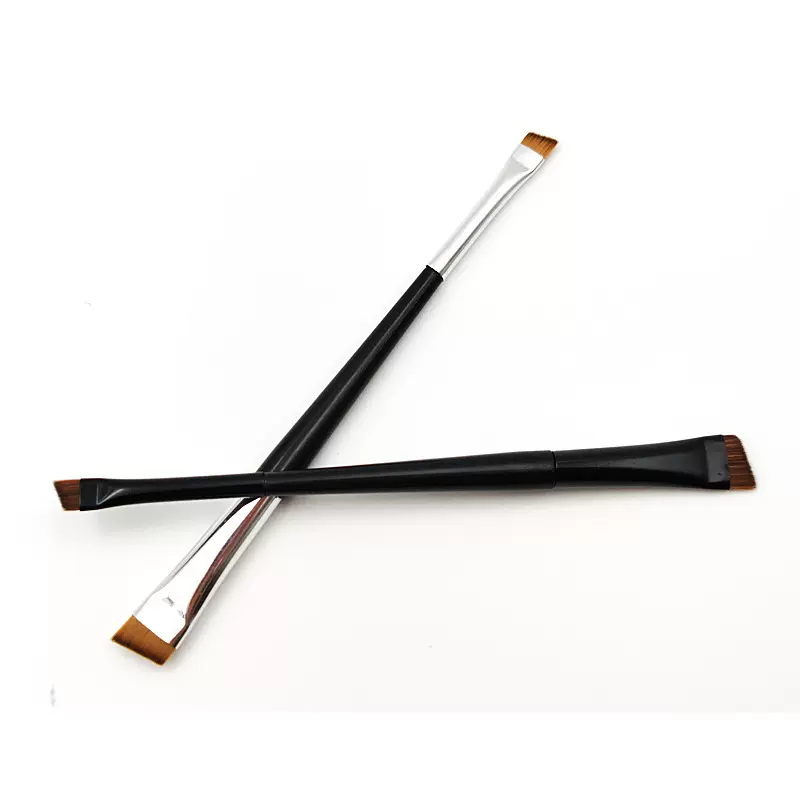 双头便携刀锋眉刷勾勒自然眉形初学者超薄眼线刷宽版美妆工具