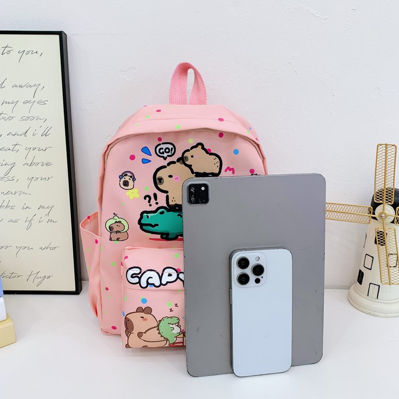 Jardín de infantes transfronterizos lindas mochilas de impresión casuales mochilas de dibujos animados de gran capacidad mochilas para niños y niñas