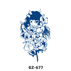 Herbal juice tattoo sticker semi-permanent small fresh plant long-lasting simulation sticker tattoo waterproof non-reflective for men and women