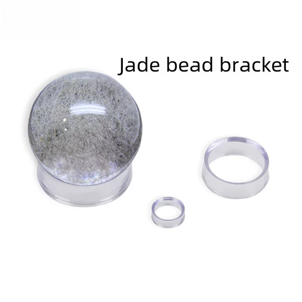 Acrylic Jewelry Display Stand for Beads, Jade, Gemstones, Crystals, Tennis Ball Base Jewelry Holder