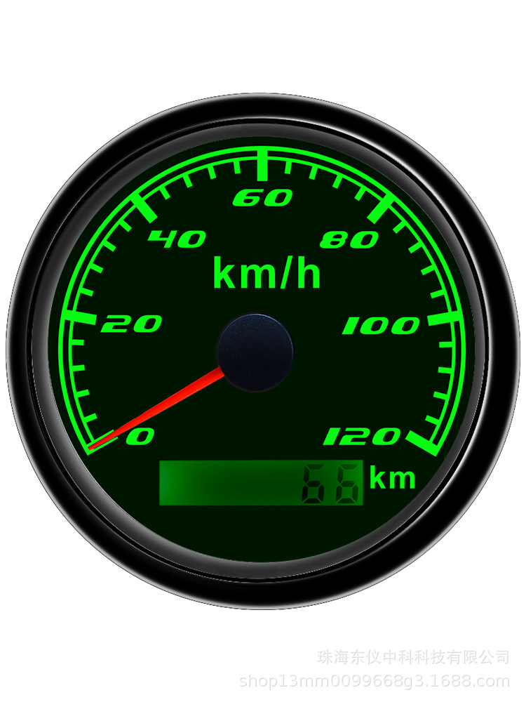 85mm speedometer motorcycle equipped with waterproof GPS speedometer engineering truck truck GPS positioning speedometer