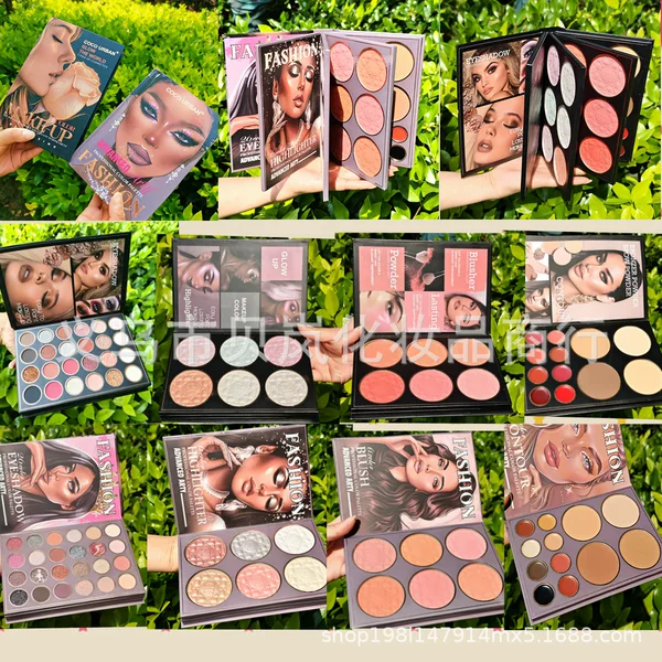 Cross-Border Export New 48-Color Eye Shadow Book Pearlescent Matte Glitter Sequin Makeup Book Stage Makeup Cos Palette
