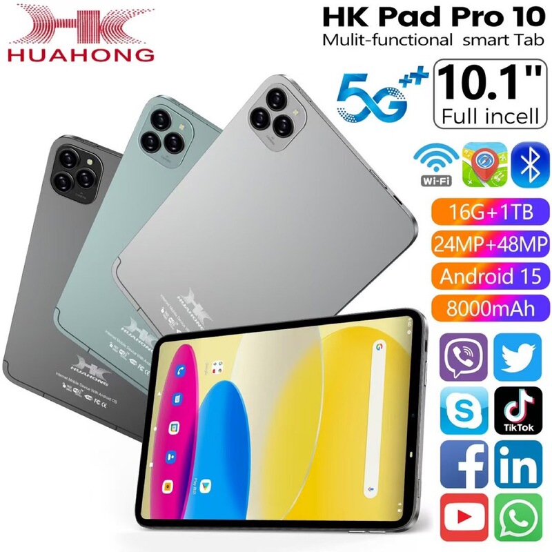 Hk Padpro 10inch Tablet Smart Android Business Game Plug-In Sim Card 4G+32G Call Tablet