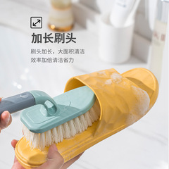 Bathtub brush multifunctional bathroom tile brush plastic cleaning brush kitchen decontamination brush pot washing wholesale with handle