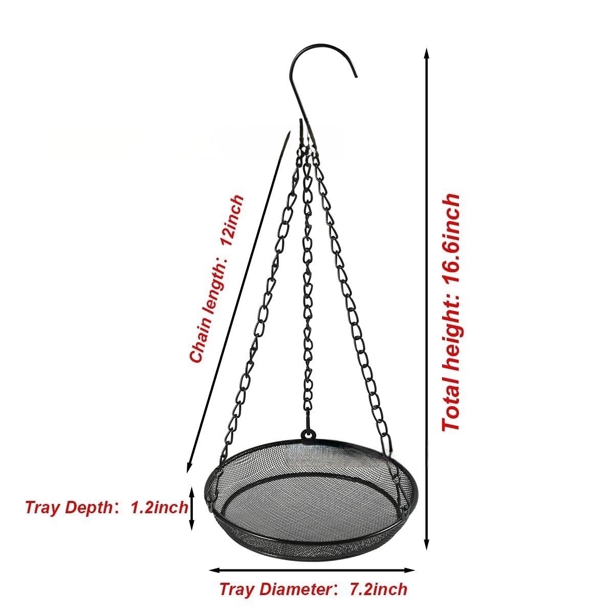 둥근 철망 새 모이통