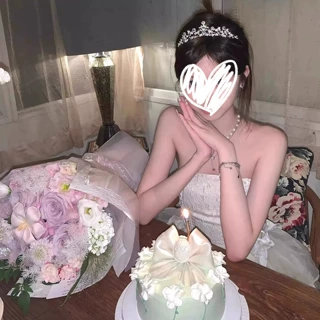 水晶公主皇冠头饰女生十八岁生日新娘王冠女神高级感发箍儿童道具