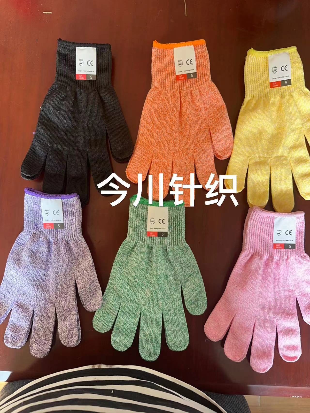Spot Nivel 5 HPPE Guantes resistentes a los cortes Guantes de protección de jardinería de cocina Guantes resistentes a los cortes tallados en carpintería para niños