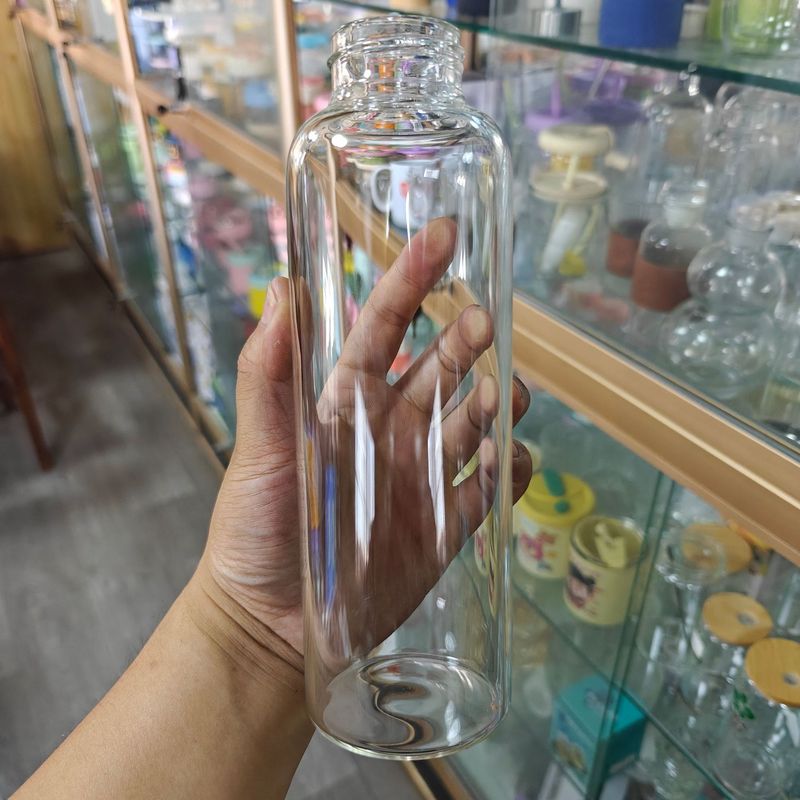 Amazon 高温耐性高ホウケイ酸カップ竹蓋シンプルな単層ガラスウォーターカップ断熱シリコンカバー付きカップ印刷可能|undefined