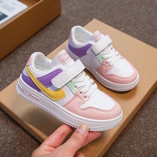 2023 spring single-layer shoes children's sports shoes boys casual shoes low-top board shoes large Children girls students small white shoes