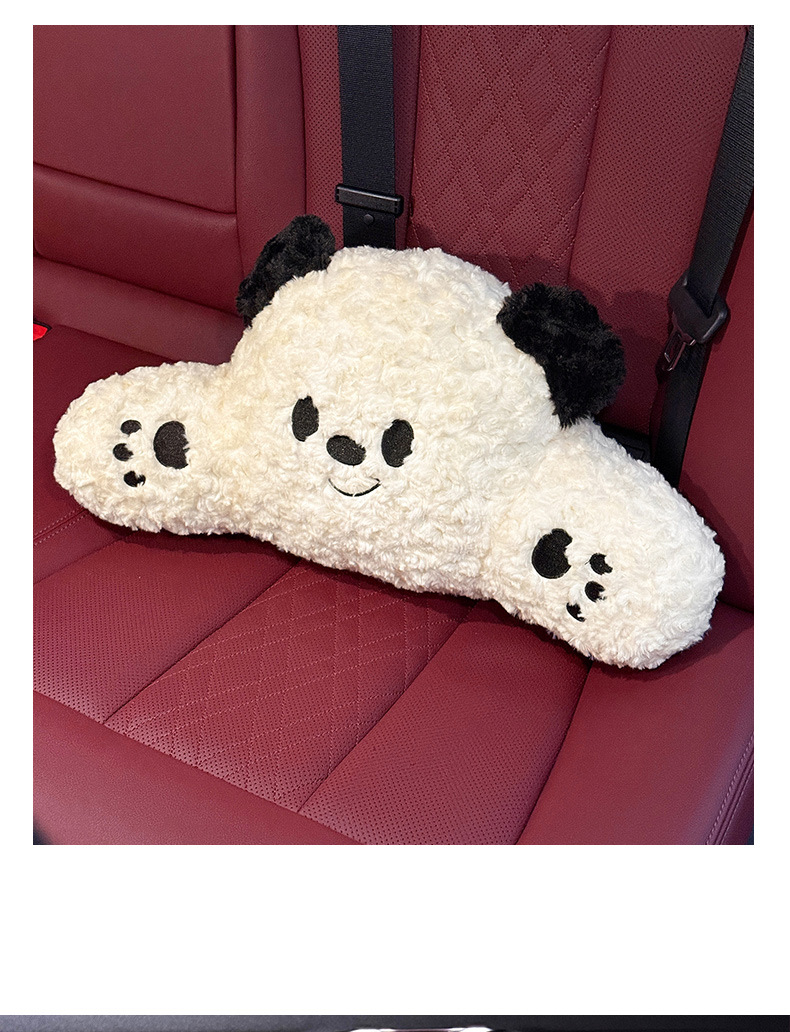 Car Headrest, Neck Pillow, Creative and Cute Female Driver's Driving Lumbar Support, a Pair of Car Pillows, Car Seat Pillows