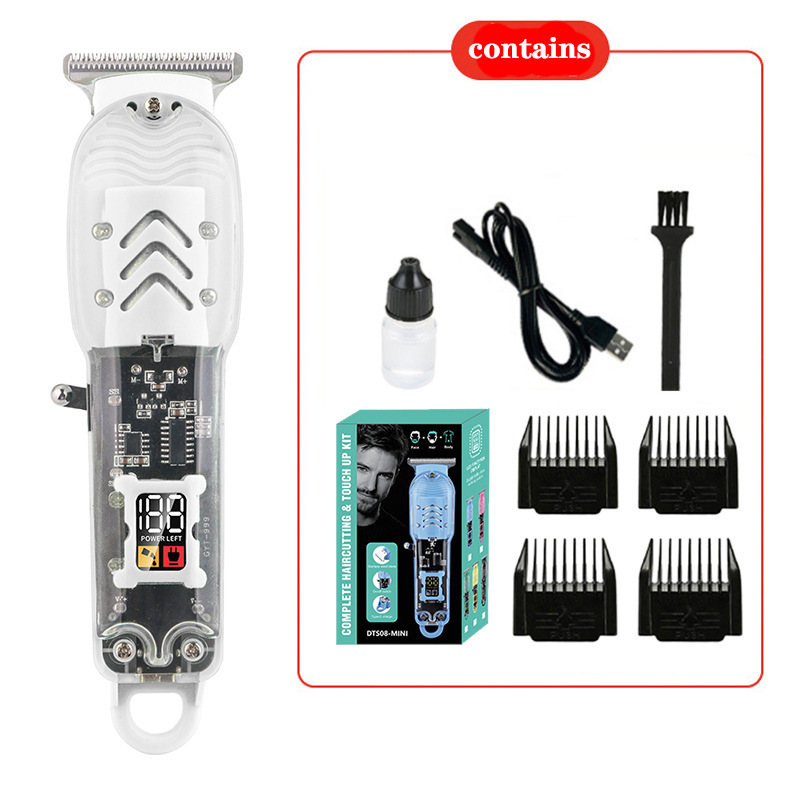 Transparent Trimmer Special Electric Clipper Tool Hair Salon Haircut Shaver_voghion.com
