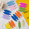 colour No trace Hairpin summer Bangs Side Card issuance Red Candy Color card Hairdressing Duckbill clips Headdress