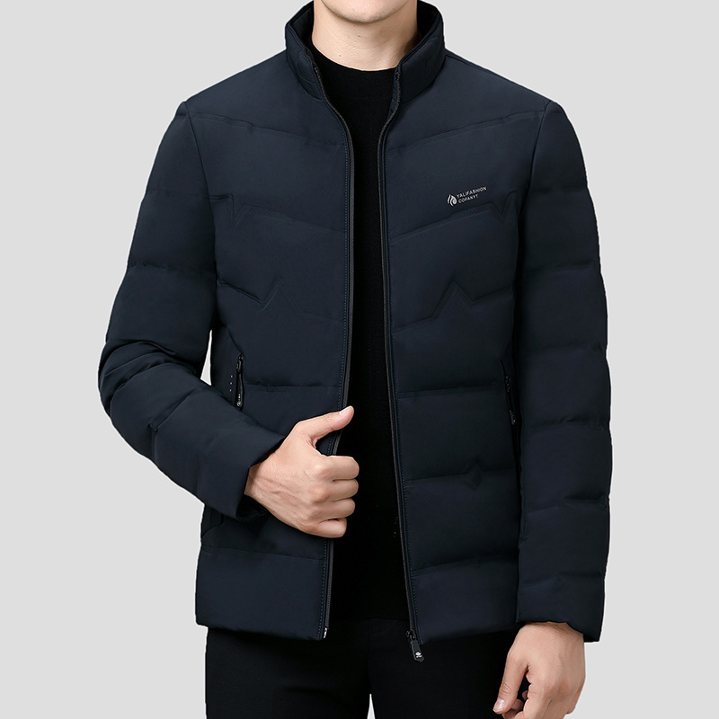 Brand Autumn and Winter Lightweight down Jacket New National Standard Duck down Fashion Stand Collar Coat Young Men's Warm Top