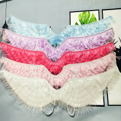 布芸の天使の翼の燕形の翼は王女の天使の翼の女の子を背饰して翼のコスプレの道具を演じます。