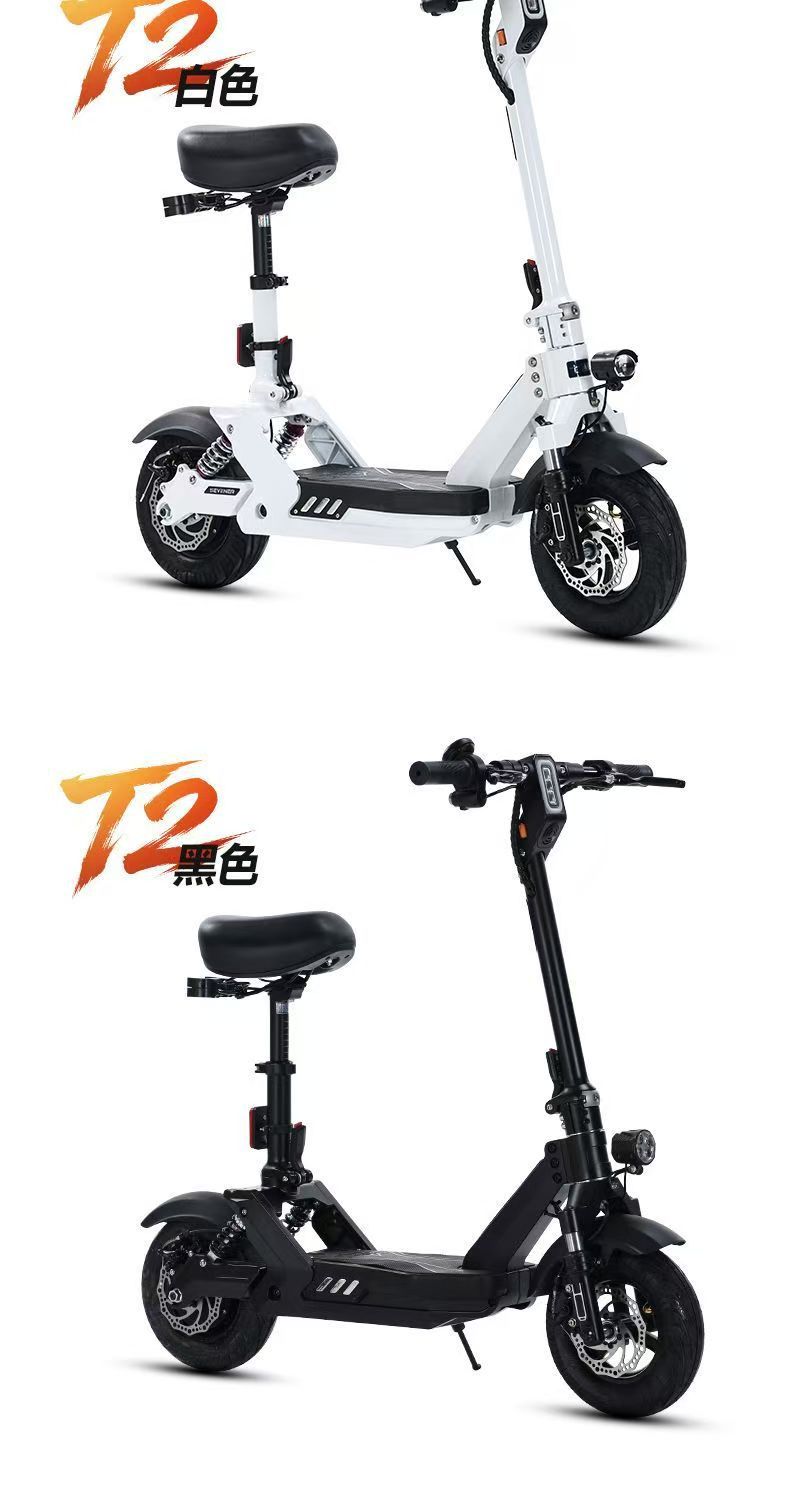 Cross-Border Electric Scooter, Aluminum Cast Folding Electric Vehicle, Lithium Battery-Powered Two-Wheeled Mini Electric Scooter