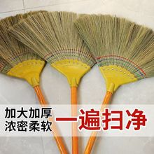 厂家批发家用软毛扫把凤尾草软芒草笤帚扫帚草编八钉清洁