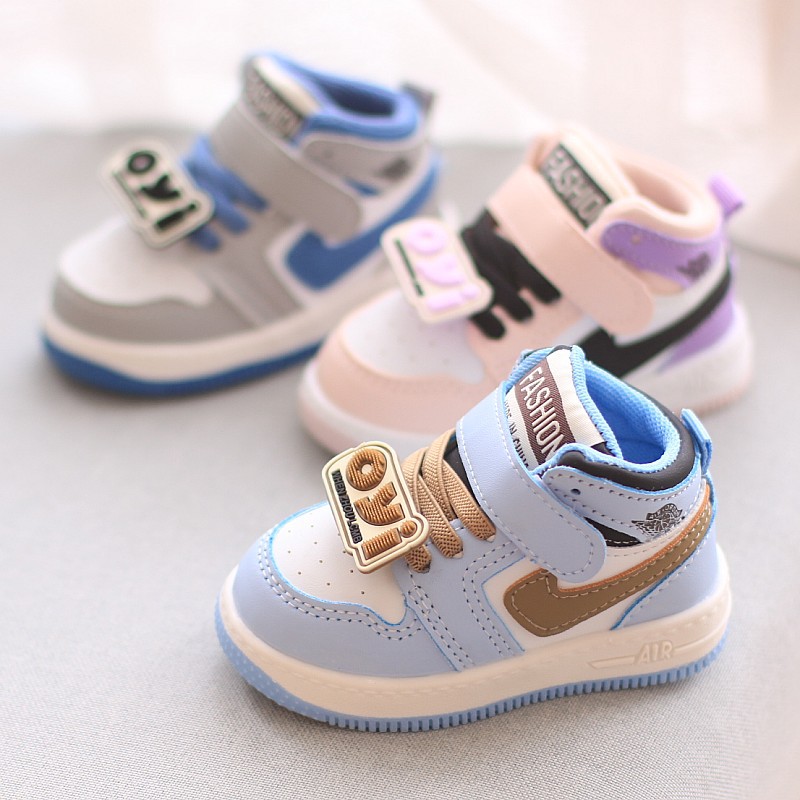 Spring and Autumn New Style Baby Boy Shoes, Girls' Single Shoes, Sneakers, Board Shoes