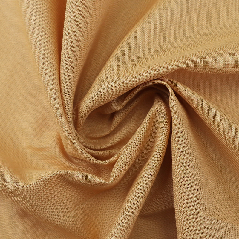 21*19 Ramio algodón en stock llano de lino de algodón de primavera y verano entretejido llano Hanfu camisa de tela de vestir