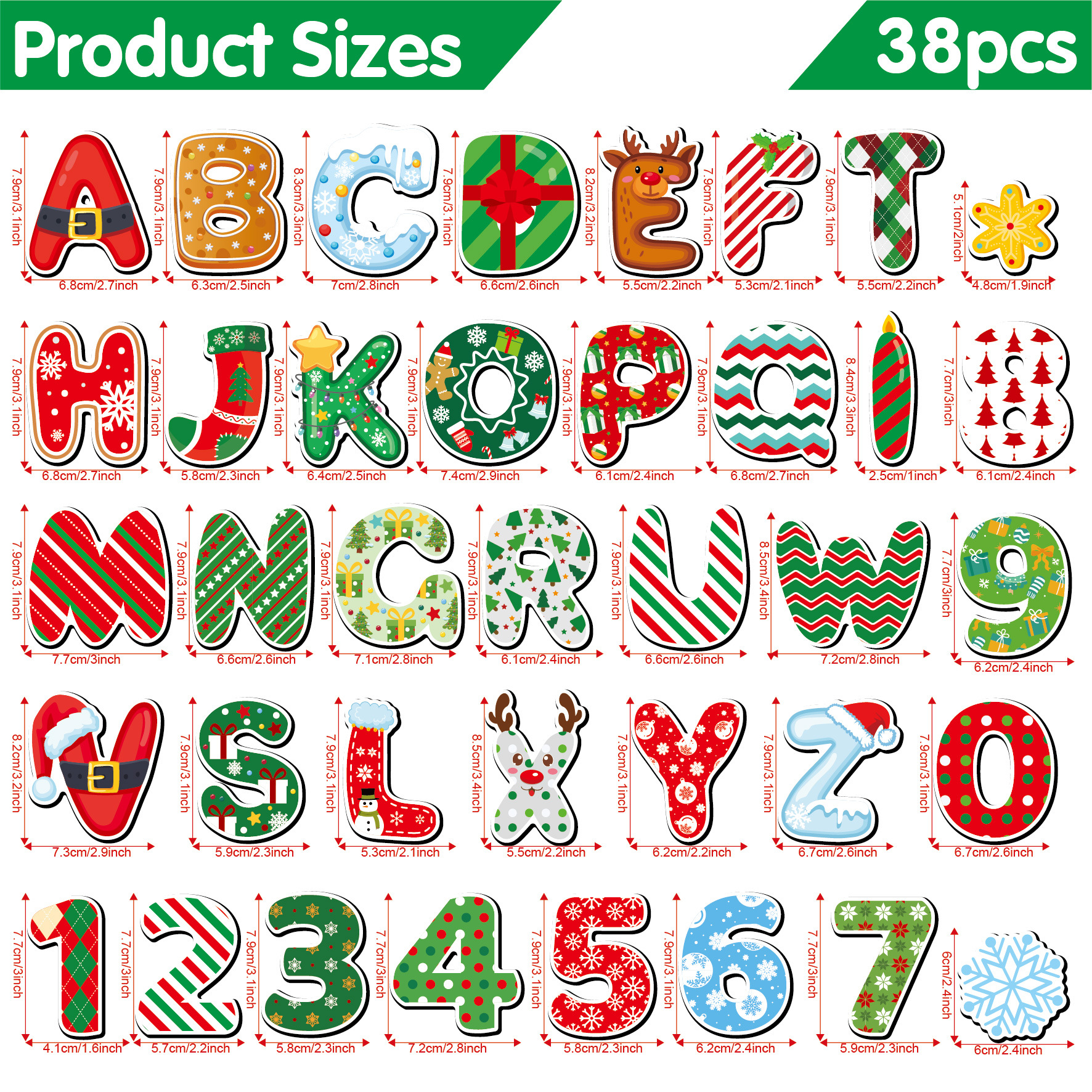 圣诞节字母软磁冰箱贴效果图-07