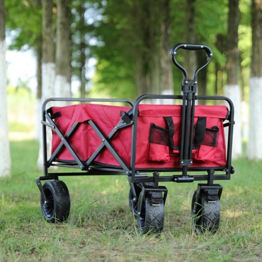 新型屋外キャンピングカー折りたたみキャンプ小型トレーラーキャンプトロリー軽量折りたたみ簡易トロリー
