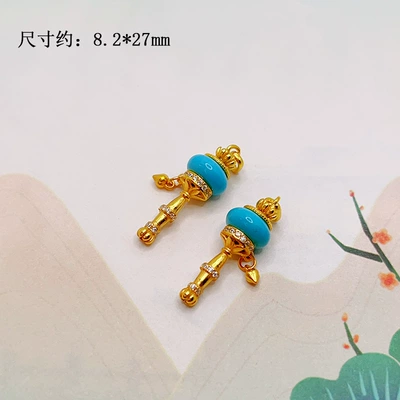 S925 Sterling Silver Gold-Plated Zərgərlik ara hissələri - transfer-barrel-magnesite