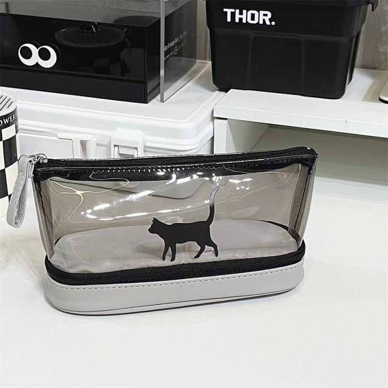 Bolsos de papelería multifuncional para estudiantes de primaria, secundaria y preparatoria, colección grande, corazón de niña, gran capacidad, bolsa de lápices coreana de alto valor