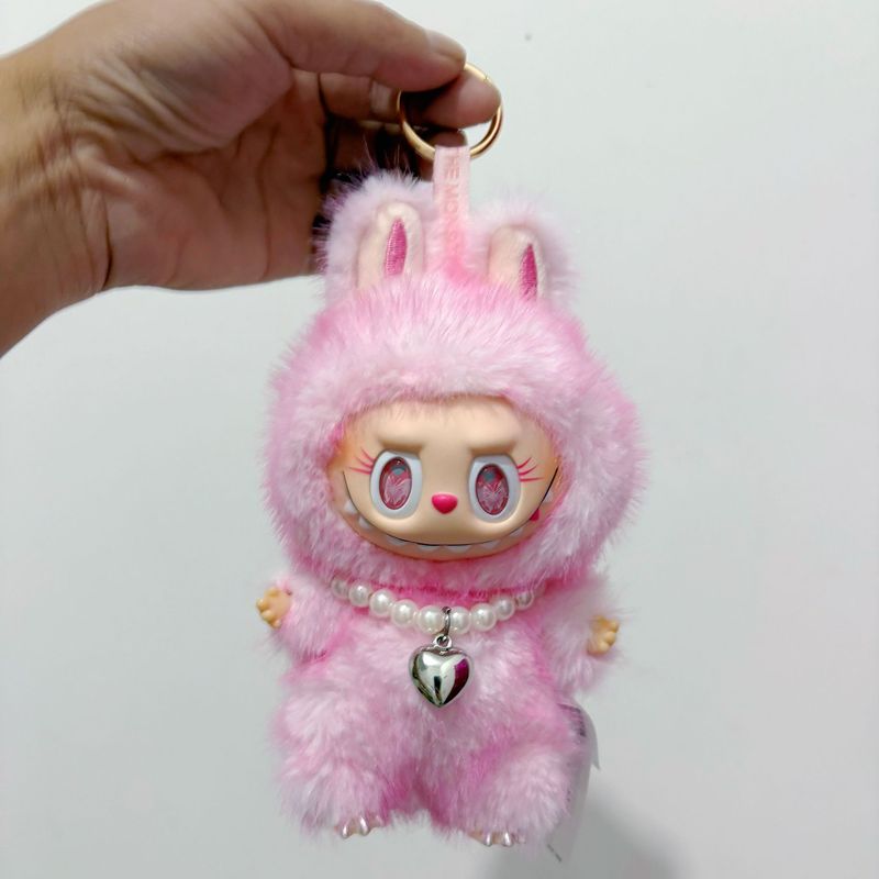 泡泡玛特拉布布THE MONSTERS春天野在家LABUBU搪胶毛绒公仔|undefined