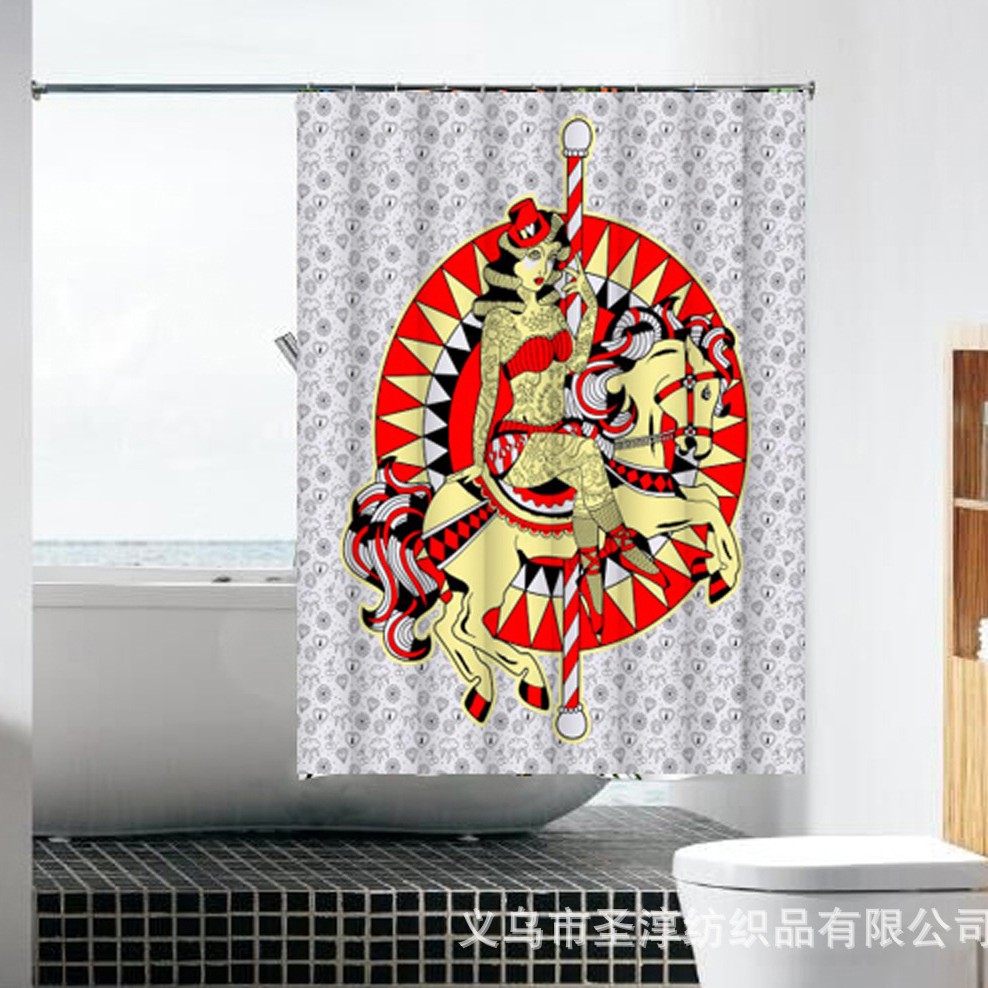 Cortina de puerta decorativa de tela de estilo europeo ins partición de impresión del hogar inodoro media cortina de puerta dormitorio sala de estar doble cortina de puerta abierta