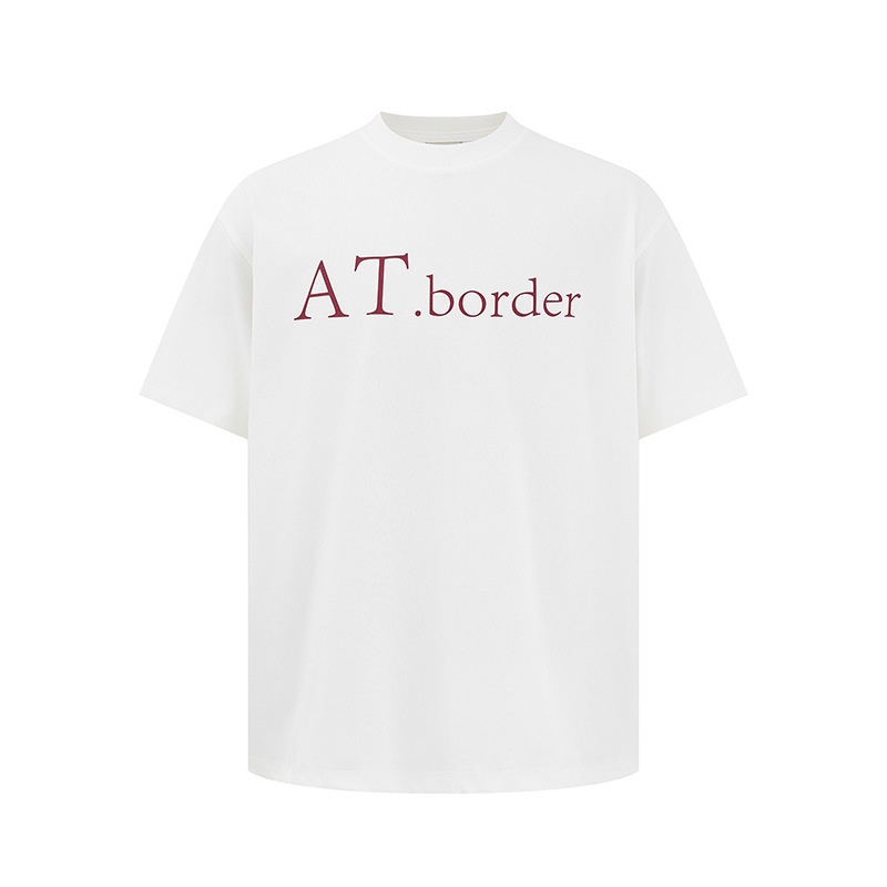 Summer Japanese retro trend T-shirt with a round collar