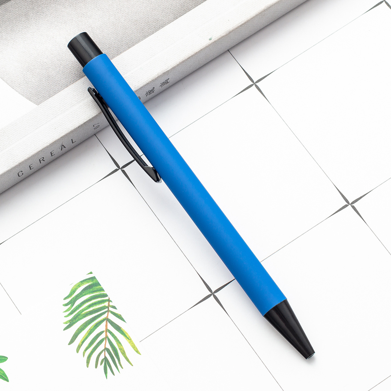 Fabricantes de lápiz de aluminio en stock bolígrafo de metal bolígrafo de presión de bolígrafo de escritorio estudiantil de hotel banquero