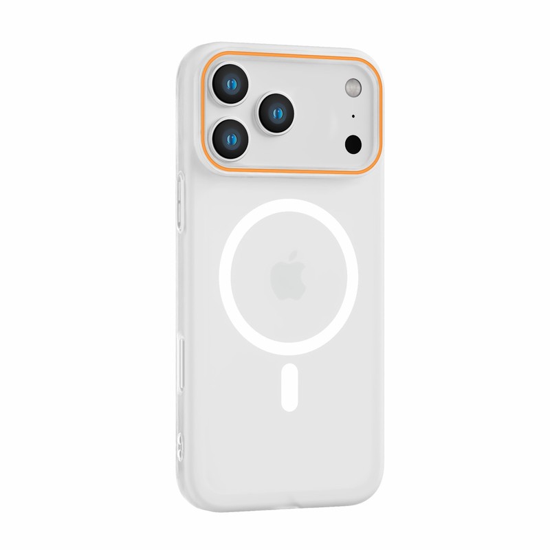 适用iPhone17冰雾磨砂肤感磁吸手机壳苹果16撞色镜框硬PC保护套15|undefined