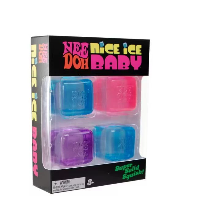 Decompress TPR Decompress Ice Cube NeeDoh Nice Cube Schylling Sensory Squeeze