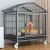 Wholesale dog cage In the large dog all -all dog cage bold indoor pet cage with toilet iron cage dog nest