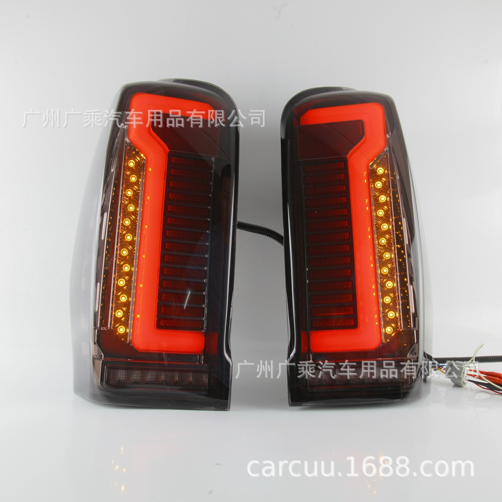 Adecuado para Mitsubishi 19-21 Triton conjunto de luces traseras L200 luz de freno LED con intermitentes de flujo de agua