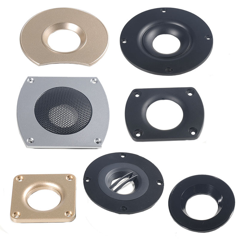 Black Tweeter panel plastic fixed bracket audio speaker decorative ring speaker cover speaker unit