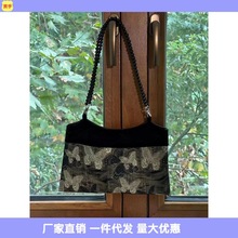 【48小时】小众复古通勤单肩包女新中式高级感手提包轻奢批发代发