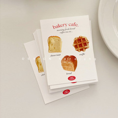 韓國ins超火的可頌麵包海報 小眾個性聖誕畫芯拍照道具掛畫
