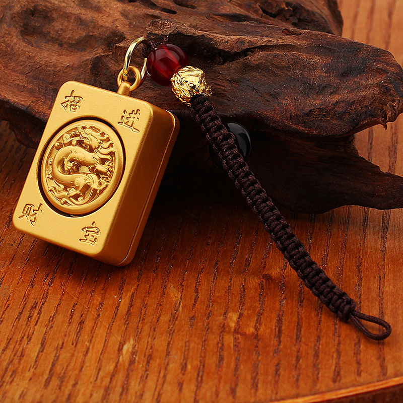 2025 Snake Year Hair Key Pendant Zodiac Fortune Turn Pendant Men's Car Key Metal Pendant Wholesale