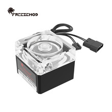 FREEZEMOD电脑水冷一体式水泵PU-FS6M-J支持PWM智能控速扬程3.5米