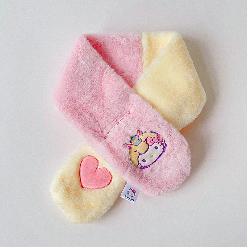 분홍색과 노란색 고양이