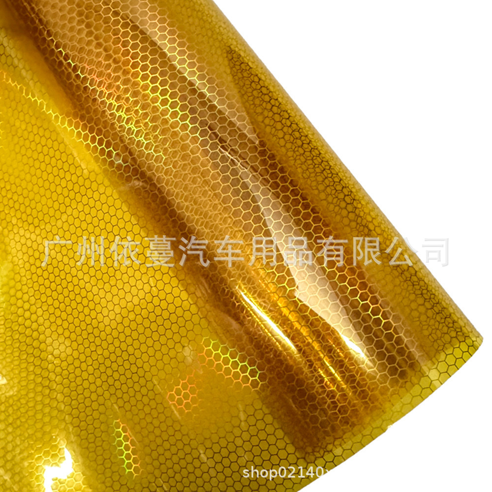 Car Color Changing Film 6D Honeycomb Diamond Light Film Colorful Color Changing Taillight Color Changing Film Laser Headlight Film Sticker