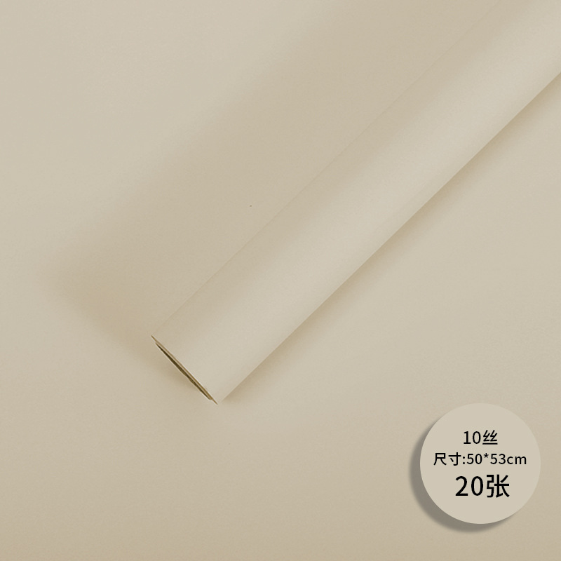 Red popular 10 seda coreana papel de estilo amor mate niebla papel esmaltado espesado impermeable duro florista de papel de envoltura