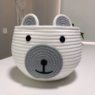 Round storage system, cartoon storage basket, toy