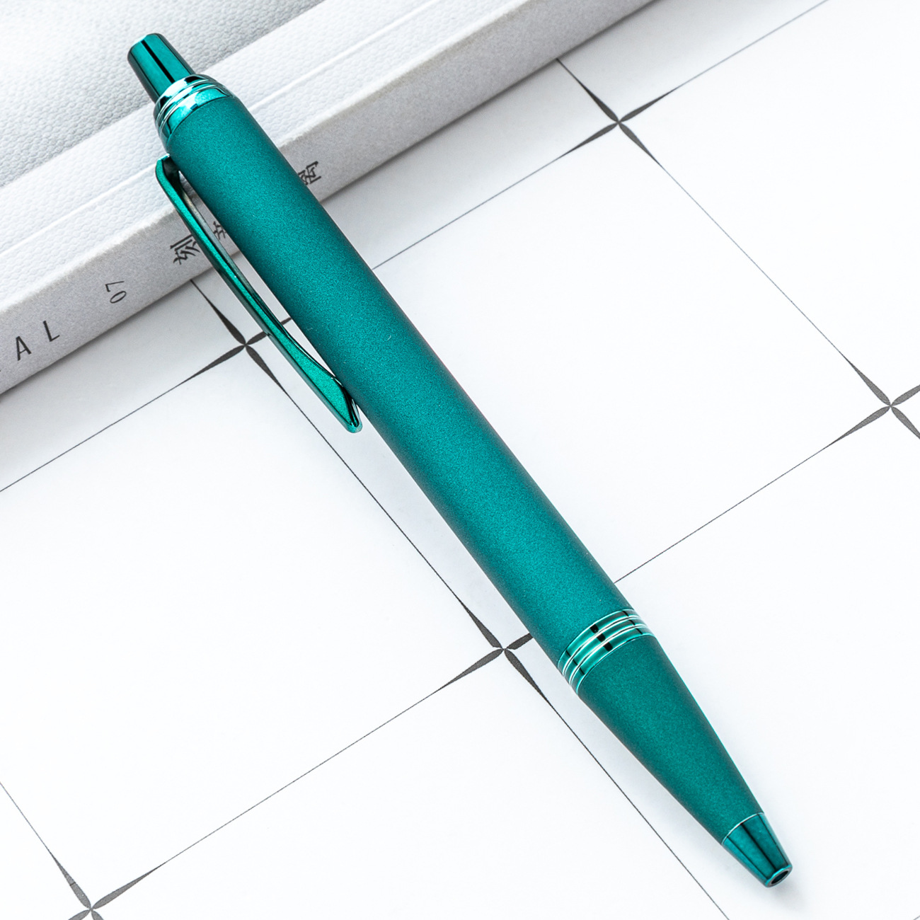 Nuevo bolígrafo de prensa puede imprimir logotipo hotel corporativo publicidad bolígrafo de regalo multicolor metal bolígrafo mayorista