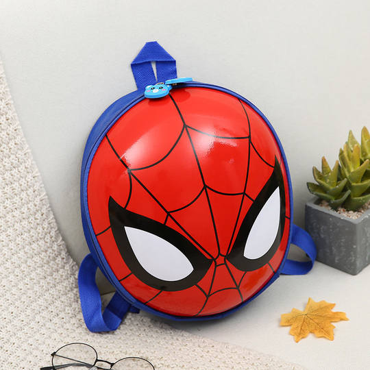 Eggshell Spiderman Schoolbag Children's Backpack Kindergarten Baby Boys 2-6 Years Old Cute Cartoon Girl Small Backpack 5