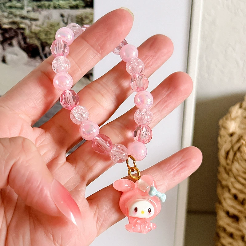 Cute cartoon children's beaded bracelet, accessory