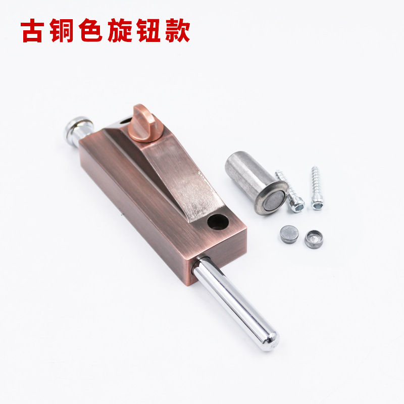 Cerradura de puerta giratoria cerradura de tierra puerta enmarcada abierta-montado cerradura de enchufe de tierra cerradura de resorte cerradura de piso de aleación de aluminio cerradura de puerta de madera