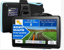 跨境专供 7寸便携式车载GPS导航仪高清 欧洲美国外贸汽货车免流量