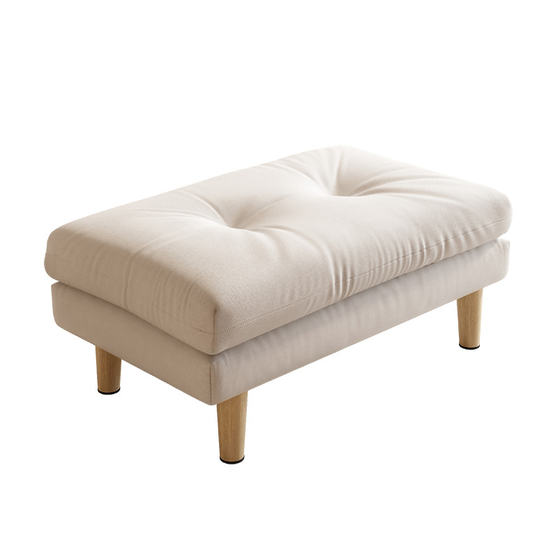 Taburetes de sofá de madera sólida pedal de salón pie