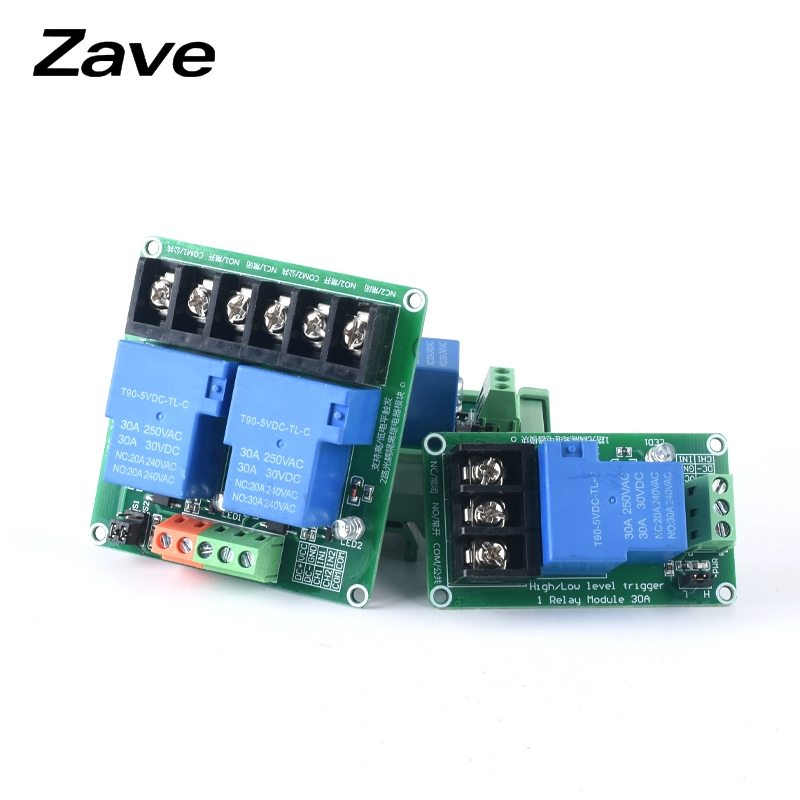 Реле, модуль, 2, 4, 30A, 5V, 12V, 24V